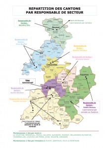carte des secteurs